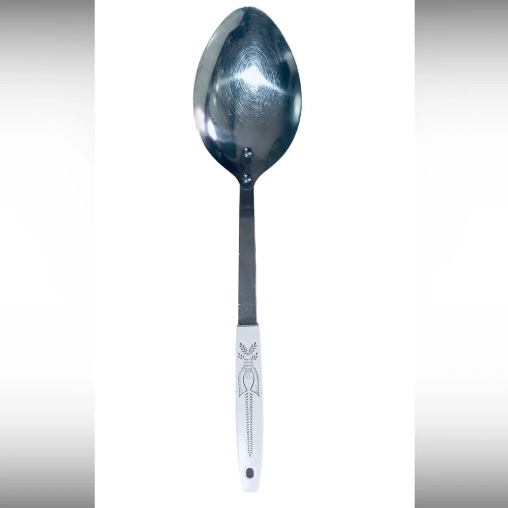 Vintage Regent Sheffield Serving Spoon Eagle Print Handle Japan Stainless Steel